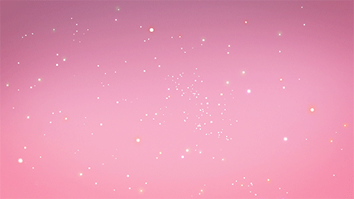 Pink Shooting Star Animation GIF 
