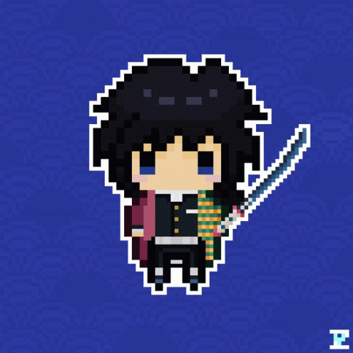 Pixel Art Kimetsu No Yaiba GIF | GIFDB.com