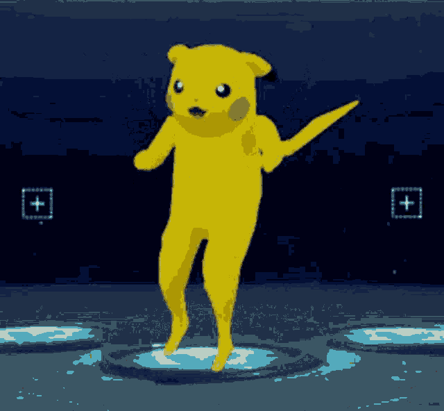 Pokemon Funny Anime Pikachu Dance Fortnite GIF