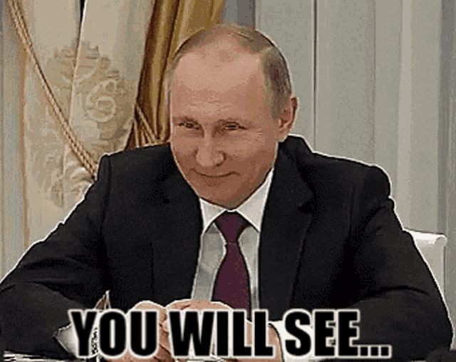 President Vladimir Putin You Will See GIF