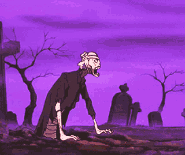 Savage Luffy With Zombie GIF