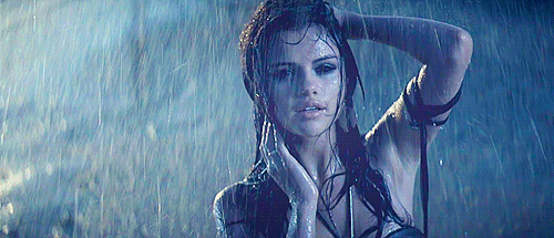 Selena Gomez Rain Wet Tshirt