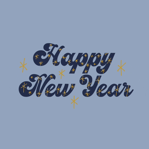 Simple Happy New Years Graphics GIF | GIFDB.com