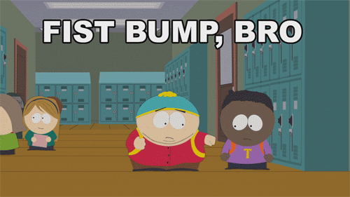 South Park Eric Fist Bump Bro GIF | GIFDB.com