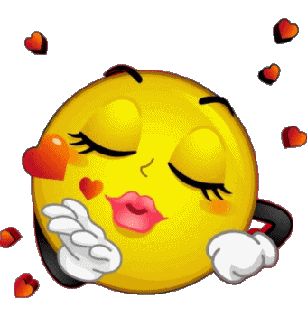 Spinning Cute Kiss Emoji GIF | GIFDB.com