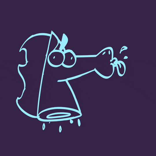 Teasing Animated Horse Running GIF