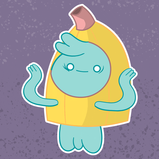 That's Crazy Cartoon Cute That's Bananas GIF