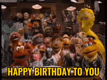 The Sesame Street Singing Happy Birthday GIF | GIFDB.com