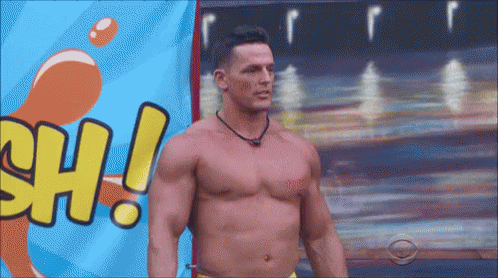 Topless Fit Gut Man Boobs Bounce GIF | GIFDB.com