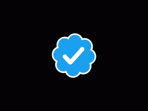 Twitter Verified Icon Check Mark GIF | GIFDB.com