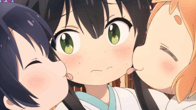 Two Girls Anime Lick 