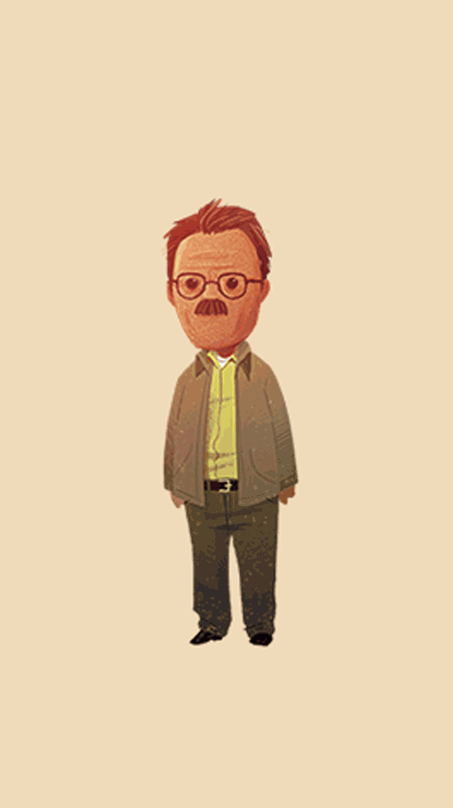Walter White Illustration Animation GIF