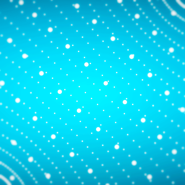 White Dots On Blue Background GIF