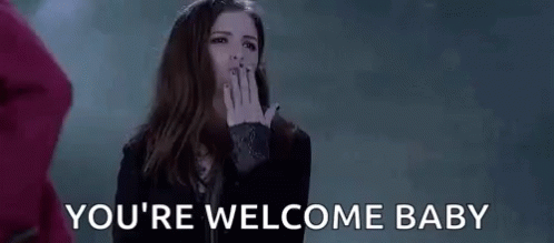 You're Welcome Anna Kendrick GIF | GIFDB.com