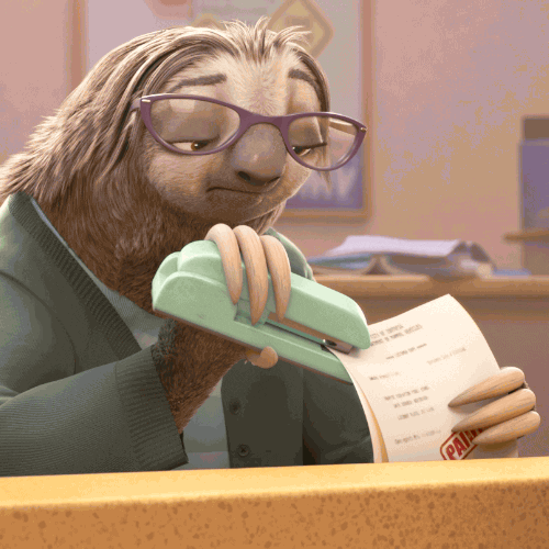 Zootopia Sloth Priscilla GIF