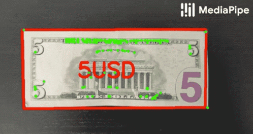 1 2 5 Usd Dollar Bill GIF