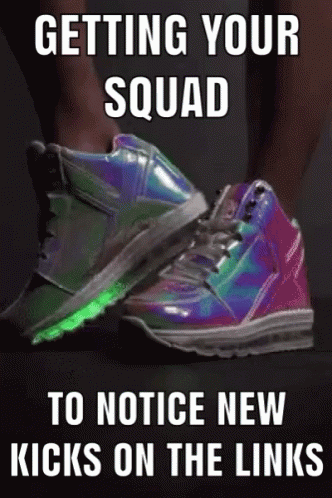 1 2 Buckle My Shoe Squad Notices Kicks GIF