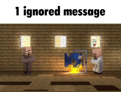 1 Ignored Message Video Game