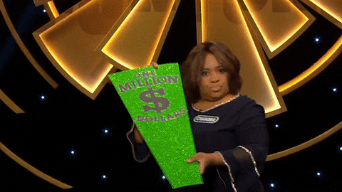 1 Million Dollars Sign Chandra Wilson GIF