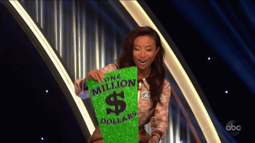 1 Million Dollars Wheel Of Fortune Contestant GIF