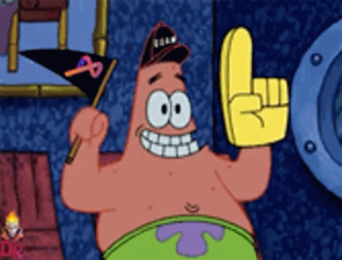 1 Sign Patrick GIF