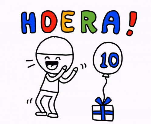 10 Inside Hoera Animated Balloon GIF