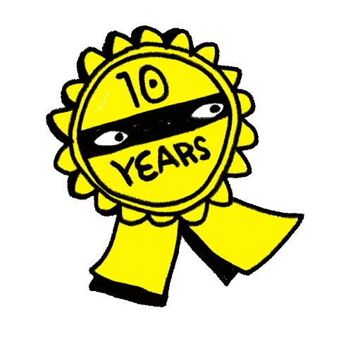 10 Years Ribbon