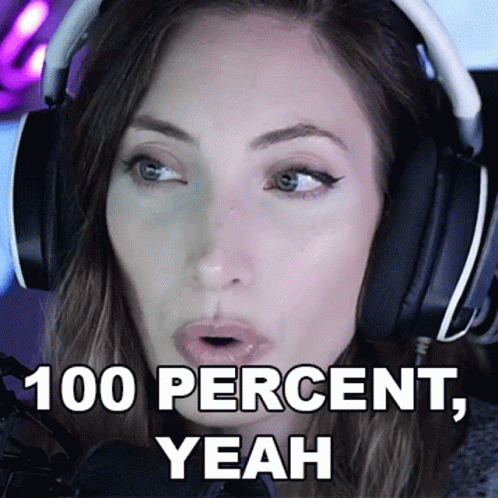 Avori Henderson 100 Percent Agree GIF