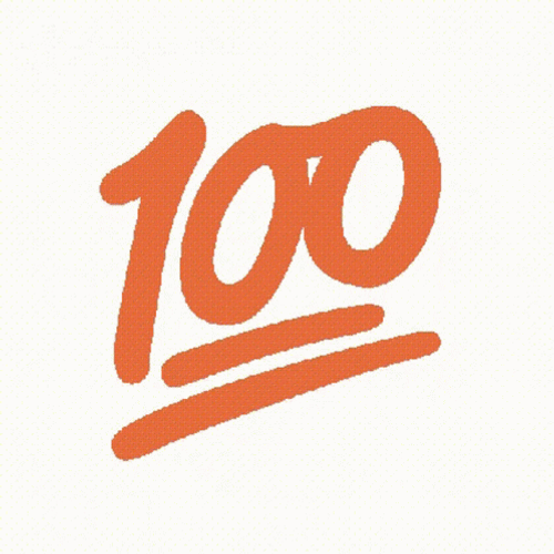 100 Logo Disappears Then Returns GIF