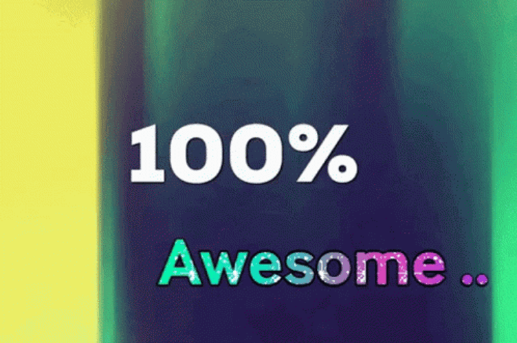 100 Percent Awesome Blurred Effects GIF