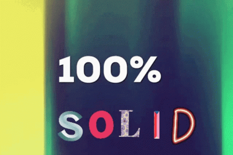 100 Percent Solid Blurred Effects GIF