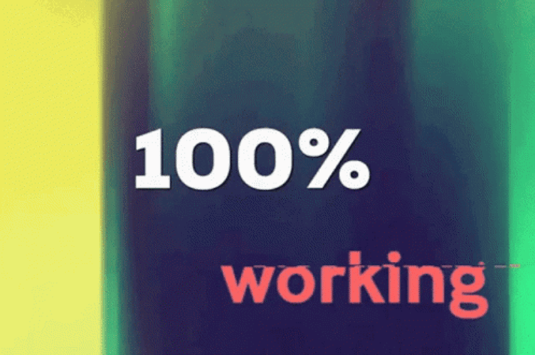 100 Percent Working Blurred Effects GIF