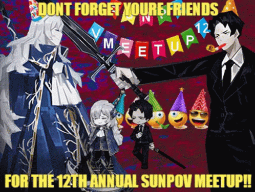 12th Annual Sunpov Meetup Advertisement