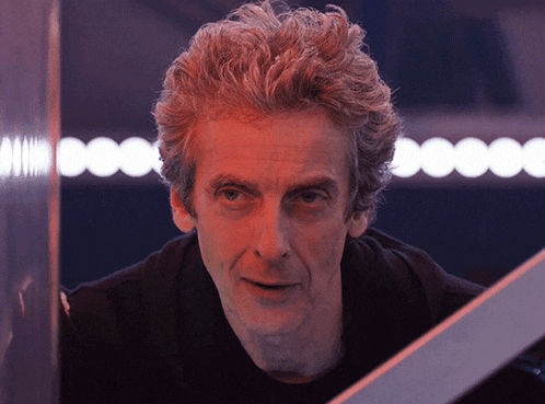 12th Doctor Smiling In Tardis Gif GIF