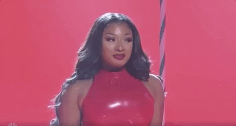 Megan Thee Stallion In Red GIF