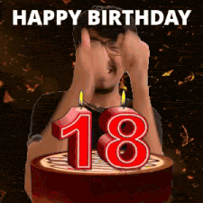 18 Birthday 18 Hbd Gif GIF