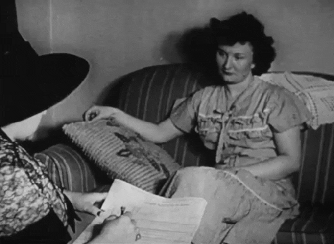 1950s Ladies Talking GIF.