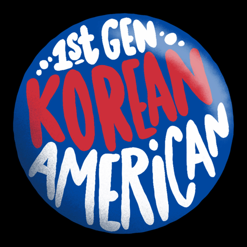 1st Gen Korean American Button
