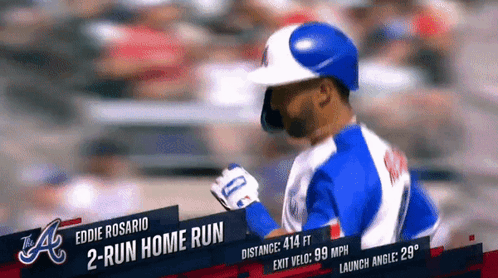 2 Run Home Run Eddie Rosario GIF