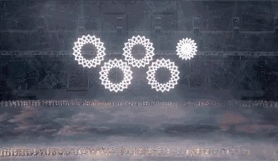 2014 Sochi Winter Olympic Rings GIF