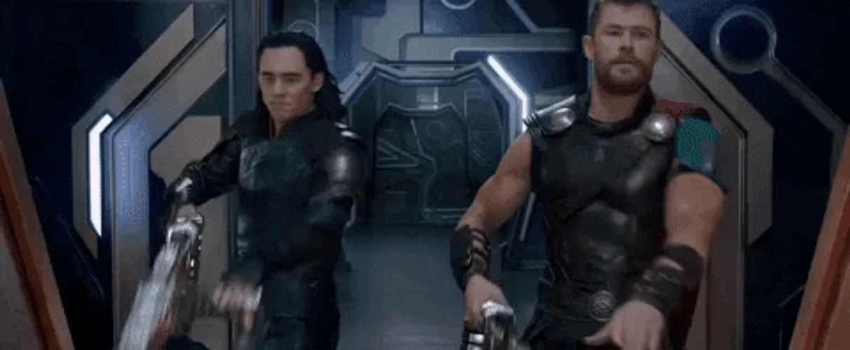 2017 Marvel Movie Thor And Loki GIF