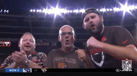 2018 Cleveland Brown Noser Win GIF