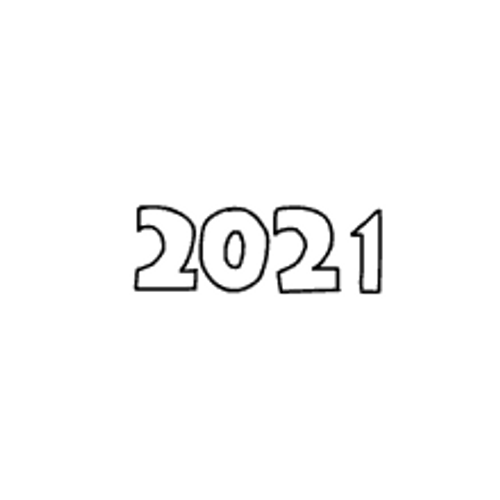 2021 Number Icon Animated Drawings GIF