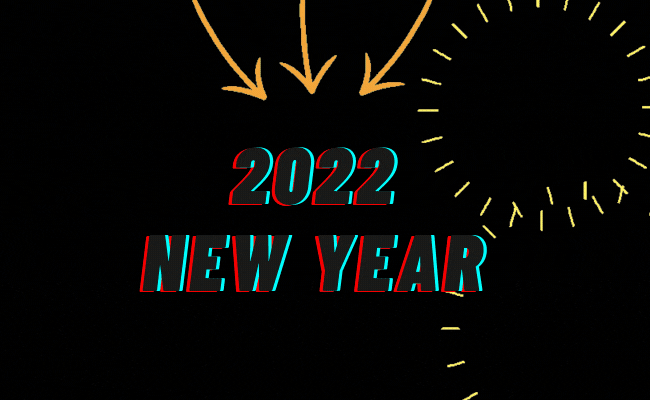 2022 New Year Arrow GIF