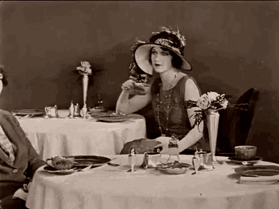 20s Restaurant Dinner GIF