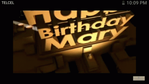 20th Century Fox Happy Birthday Mary Greeting GIF
