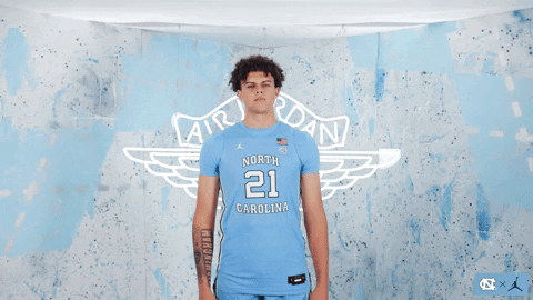 North Carolina Player Jersey Number 21 GIF