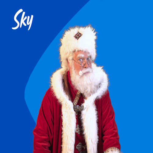 Santa Claus Holding Number 21 GIF