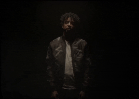 21 Savage Around Exploding Glasses GIF