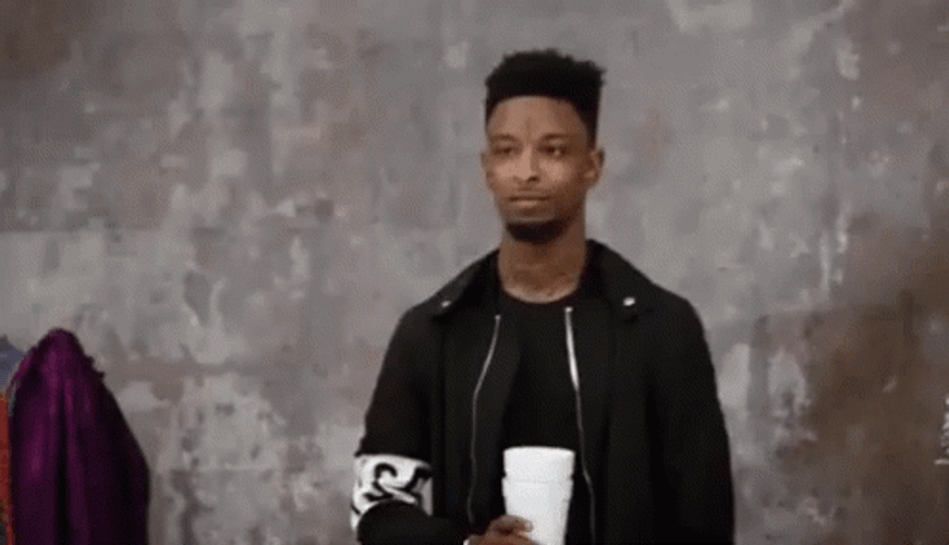 21 Savage Nodding GIF